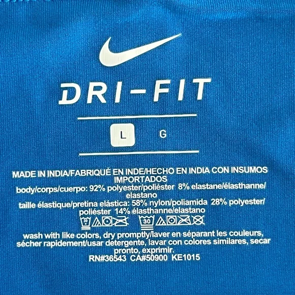 Nike Dri-Fit Essential Micro Trunk Briefs/Shorts - Large - Blue - Nearly New - Picture 6 of 10